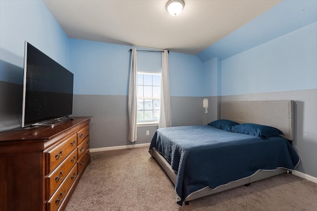 3823 Fleetwood Falls Ln, Spring, TX 77386 - bedroom with vaulted ceiling and light carpet