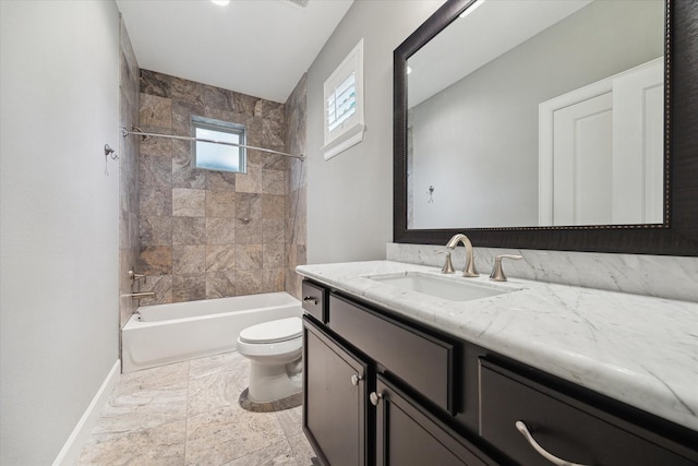 1707 Crockett St Unit A, Houston, TX 77007 - bathroom with vanity and tub / shower combination