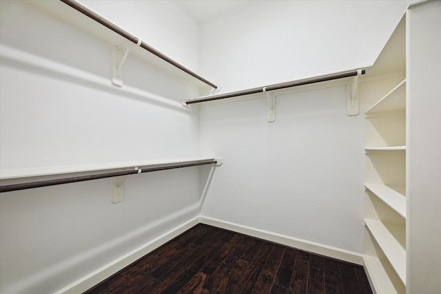 1707 Crockett St Unit A, Houston, TX 77007 - spacious closet featuring dark wood-style flooring