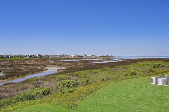 3914 Curlew Dr, Galveston, TX 77554 - view of yard with a water view