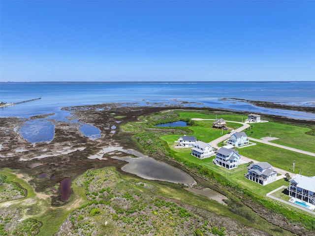 3914 Curlew Dr, Galveston, TX 77554 - bird's eye view of a large body of water
