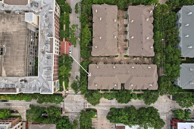 2516 Bagby St, Houston, TX 77006 - aerial view of property and surrounding area