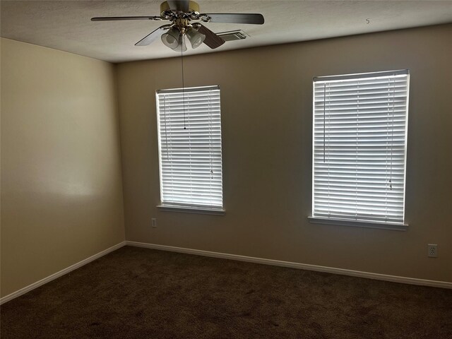 6830 Silver Shores Ln, Katy, TX 77449 - unfurnished room with carpet floors and a ceiling fan
