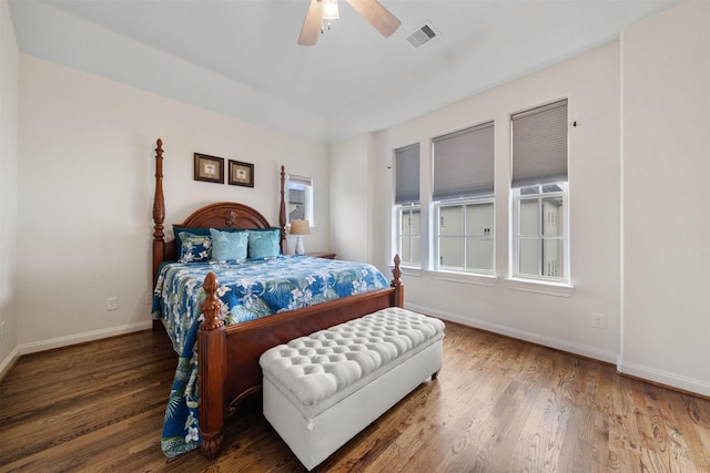 1753 Upland Lks, Houston, TX 77043 - bedroom with wood finished floors and a ceiling fan