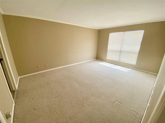 14777 Wunderlich Dr Unit 2404, Houston, TX 77069 - empty room with ornamental molding and light carpet