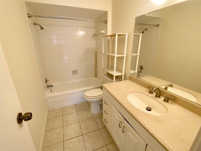 14777 Wunderlich Dr Unit 2404, Houston, TX 77069 - bathroom with tile patterned flooring, shower / bath combination, and vanity