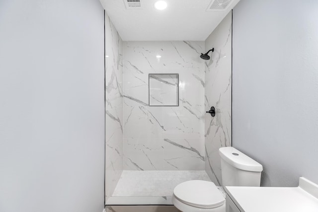 14234 Cellini Dr, Cypress, TX 77429 - full bathroom featuring a marble finish shower and vanity