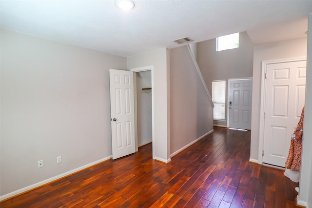 1515 Saulnier St, Houston, TX 77019 - spare room with wood-type flooring and stairs