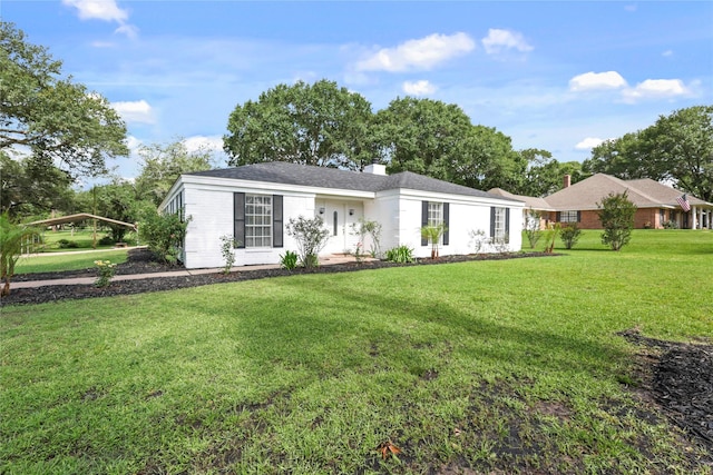 3101 Possum Trot St, Brenham, TX 77833 - view of front of home featuring a front lawn