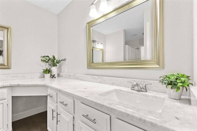 3101 Possum Trot St, Brenham, TX 77833 - full bath featuring vanity and wood finished floors