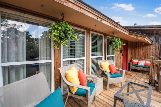 1501 Wimbledon Dr, Huntsville, TX 77340 - view of wooden terrace