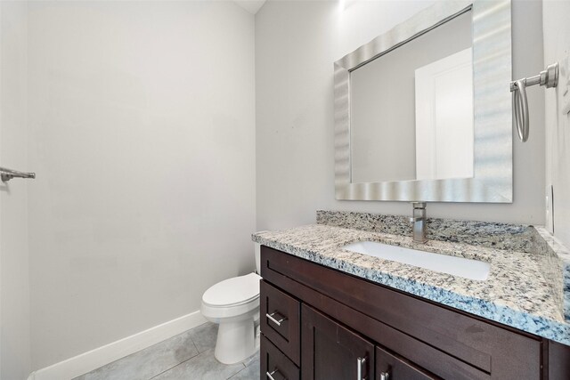1005 Bingham St Unit 5, Houston, TX 77007 - half bathroom featuring vanity and tile patterned floors