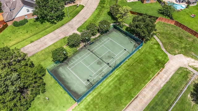 427 Crestwater Trl, Houston, TX 77082 - bird's eye view of a pool
