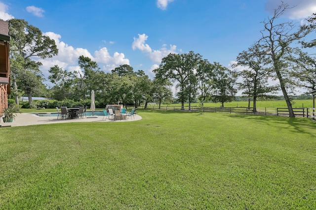 28540 Lynnwood Ln, Hempstead, TX 77445 - view of yard with a patio area and an outdoor pool