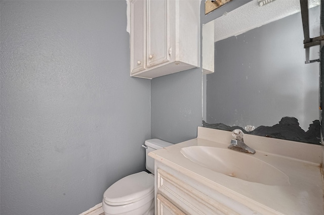 11280 Braes Forest Dr Unit 105, Houston, TX 77071 - half bath with vanity and a textured wall