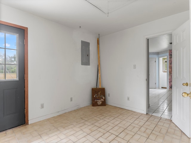 4432 County Road 886, Brazoria, TX 77422 - empty room featuring electric panel and baseboards