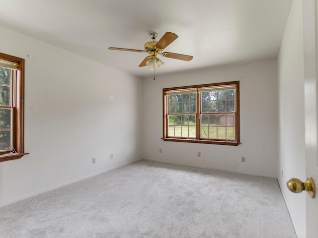 4432 County Road 886, Brazoria, TX 77422 - empty room featuring light carpet and a ceiling fan