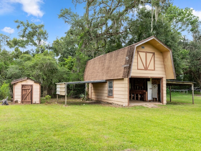 4432 County Road 886, Brazoria, TX 77422 - view of shed with a carport and view of wooded area