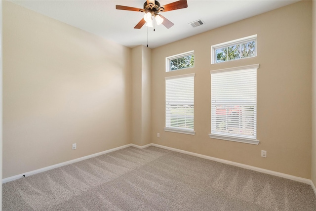 38 Tallgrass Way, Spring, TX 77389 - carpeted empty room featuring a ceiling fan and baseboards
