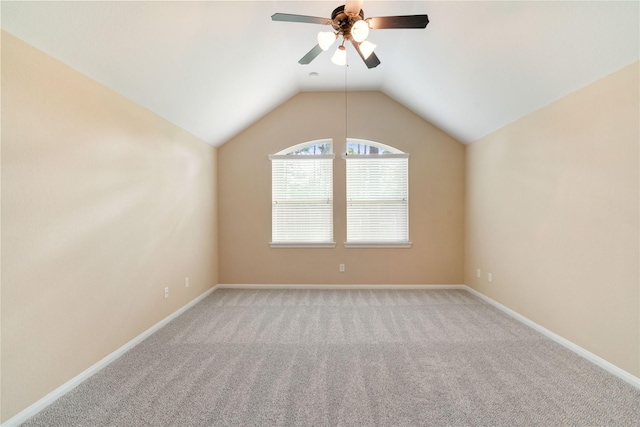 38 Tallgrass Way, Spring, TX 77389 - unfurnished room featuring ceiling fan, light colored carpet, and lofted ceiling