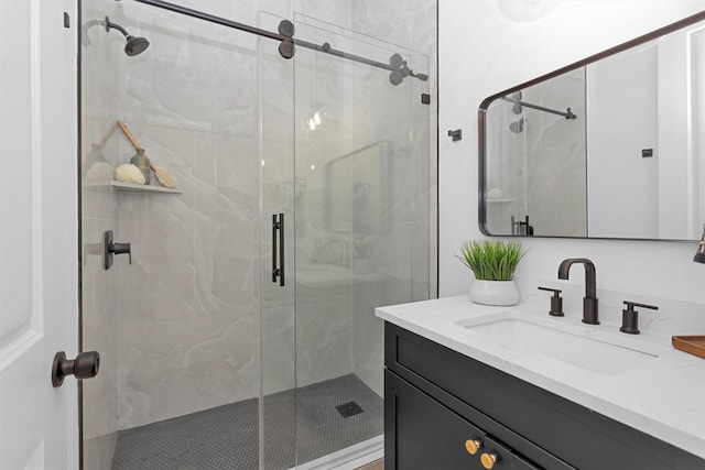 825 Rd 5501, Cleveland, TX 77327 - bathroom with vanity and a shower stall