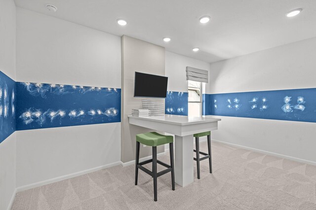10502 William Park Dr, Missouri City, TX 77459 - carpeted office space featuring recessed lighting