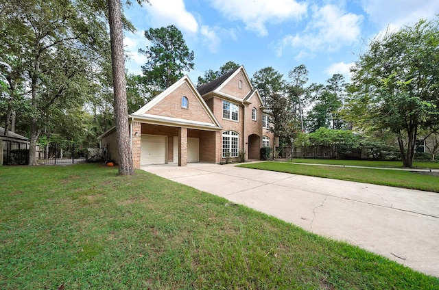 13810 Lakewood Crossing Blvd, Houston, TX 77070 - traditional-style home featuring brick siding and concrete driveway
