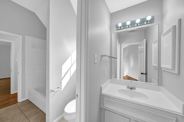 13810 Lakewood Crossing Blvd, Houston, TX 77070 - bathroom with vanity and tile patterned flooring