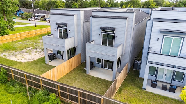 4517 Teton St, Houston, TX 77051 - back of property with a patio and a fenced backyard