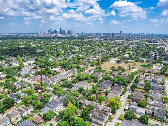 1409 Blair St, Houston, TX 77008 - aerial view of skyline