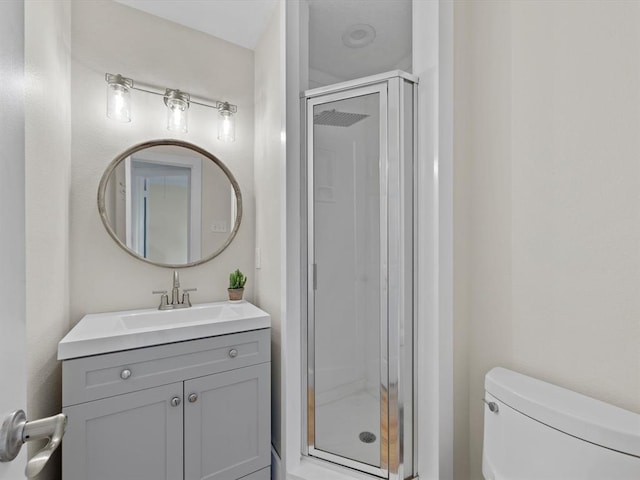 1409 Blair St, Houston, TX 77008 - bathroom featuring a stall shower and vanity