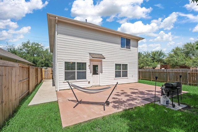 15026 Sunset Creek Dr, Humble, TX 77396 - rear view of house featuring a fenced backyard and a patio