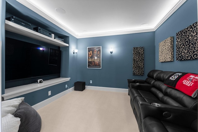6051 Longmire Trl, Conroe, TX 77304 - home theater featuring carpet and ornamental molding