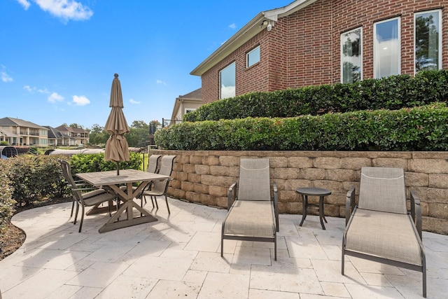 6051 Longmire Trl, Conroe, TX 77304 - view of patio / terrace with outdoor dining area