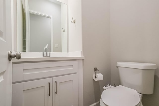 2353 Hoskins Dr, Houston, TX 77080 - half bath with vanity and toilet