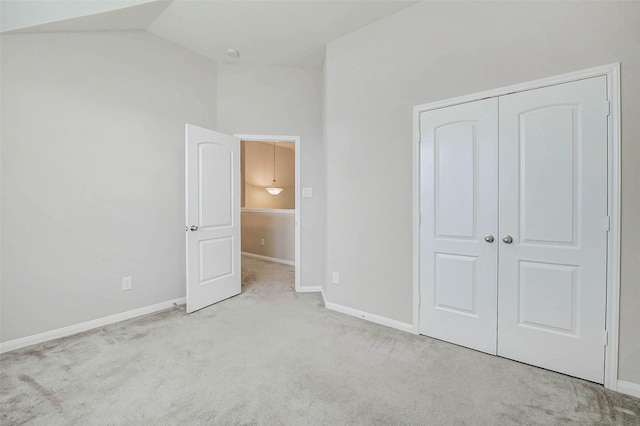 20311 Towering Cypress Dr, Cypress, TX 77433 - unfurnished bedroom featuring carpet floors, vaulted ceiling, and a closet