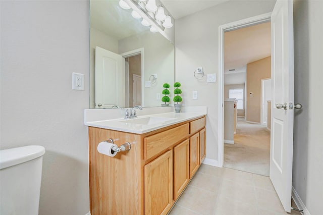 20311 Towering Cypress Dr, Cypress, TX 77433 - bathroom featuring vanity and tile patterned floors