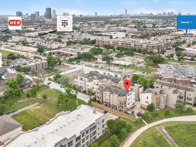 1437 Wagner St, Houston, TX 77007 - aerial view of skyline