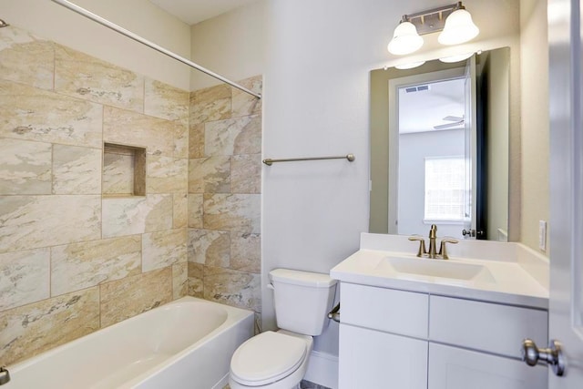 11005 Acorn Falls Dr, Houston, TX 77043 - full bath featuring vanity and shower / washtub combination
