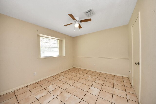 30718 N Cripple Creek Dr, Magnolia, TX 77354 - unfurnished room with ceiling fan and light tile patterned floors