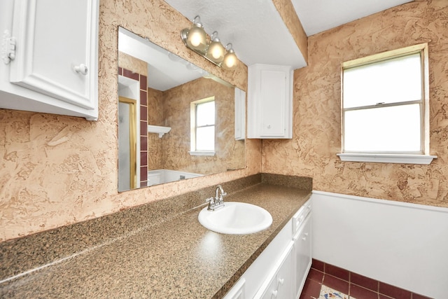 30718 N Cripple Creek Dr, Magnolia, TX 77354 - bathroom with vanity and tile patterned floors