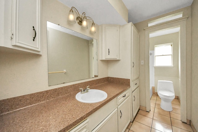 30718 N Cripple Creek Dr, Magnolia, TX 77354 - bathroom with vanity and tile patterned flooring