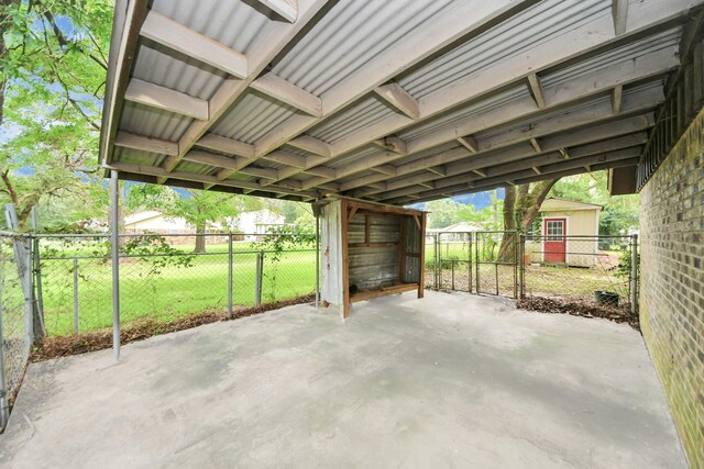 30718 N Cripple Creek Dr, Magnolia, TX 77354 - view of patio with a carport