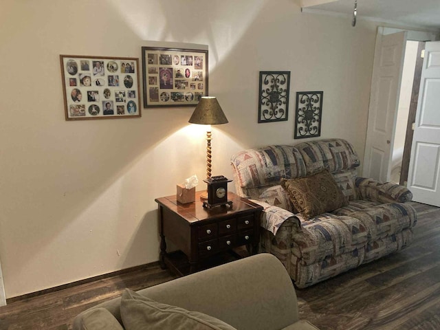 1305 E Goliad Ave, Crockett, TX 75835 - living room with wood finished floors