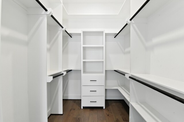 3913 Hare St, Houston, TX 77020 - spacious closet with dark wood-style floors