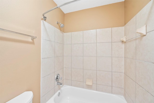 4838 Fair Oak Dale Ln, Humble, TX 77346 - full bathroom with toilet and bathing tub / shower combination