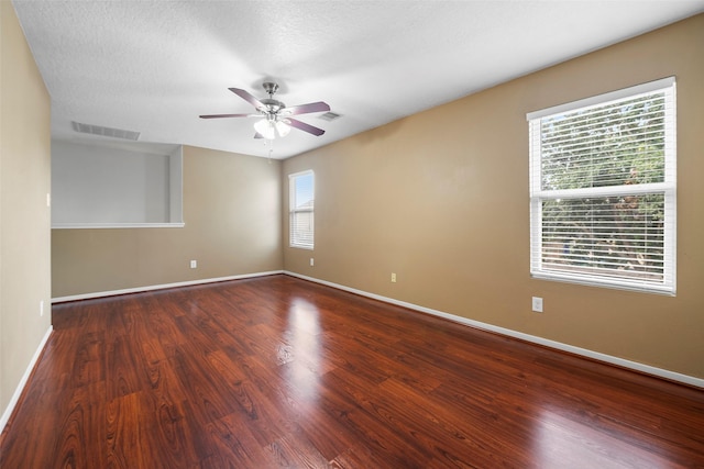 4838 Fair Oak Dale Ln, Humble, TX 77346 - empty room with wood finished floors and a ceiling fan