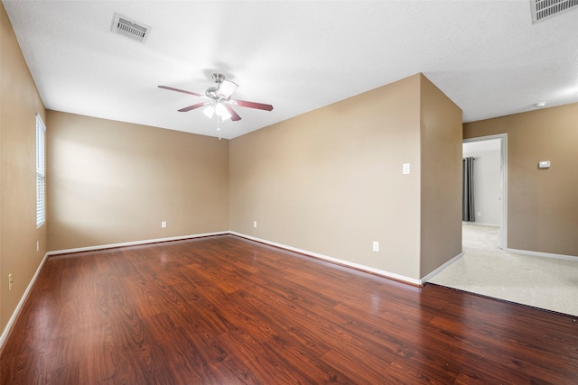 4838 Fair Oak Dale Ln, Humble, TX 77346 - empty room featuring a ceiling fan and wood finished floors