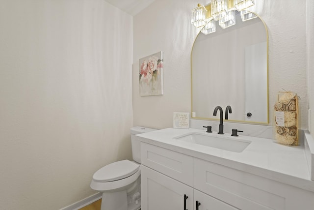 3351 S Sutton Sq, Stafford, TX 77477 - bathroom with toilet and vanity
