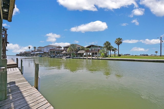206 Galleon Dr, Freeport, TX 77541 - dock with a water view